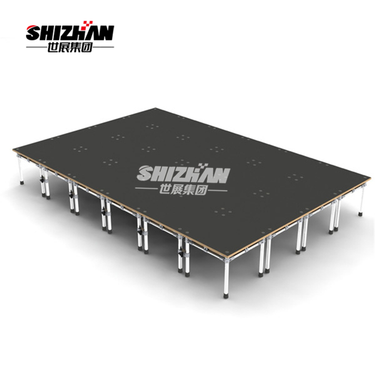 Aluminum stage adjustable stage platform