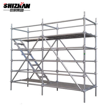 Ring lock scaffolding movable scaffolding platform