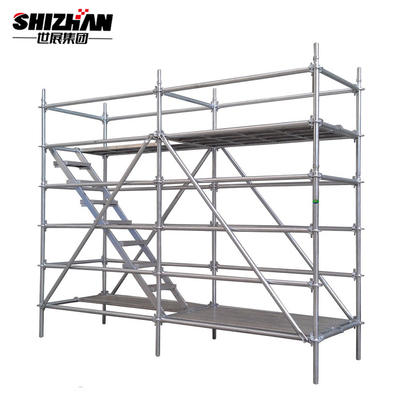 Ring lock scaffolding movable scaffolding platform